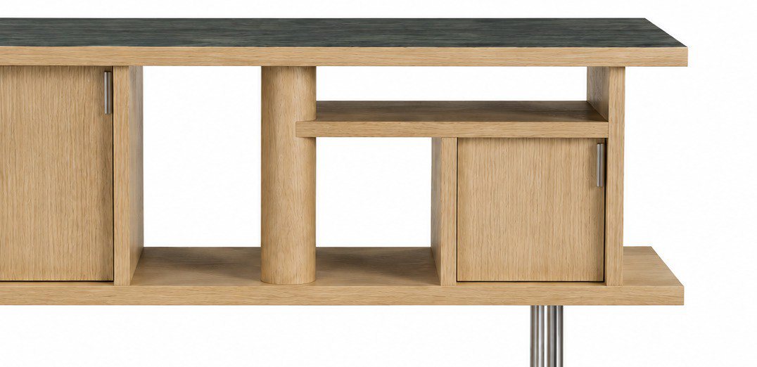 GLOAM Console in White Oak